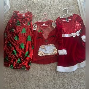 Girls 7/8 Christmas lot